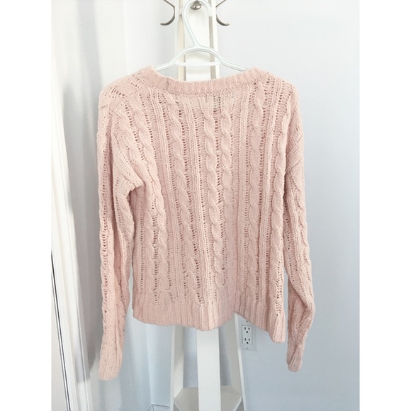 Very soft chenille sweater - Blush pink - Size S - Picture 3 of 4